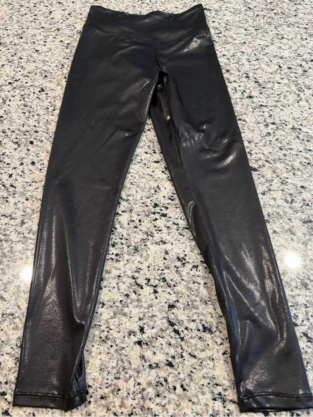 The Children's Place Shiny Black Girls' Leggings